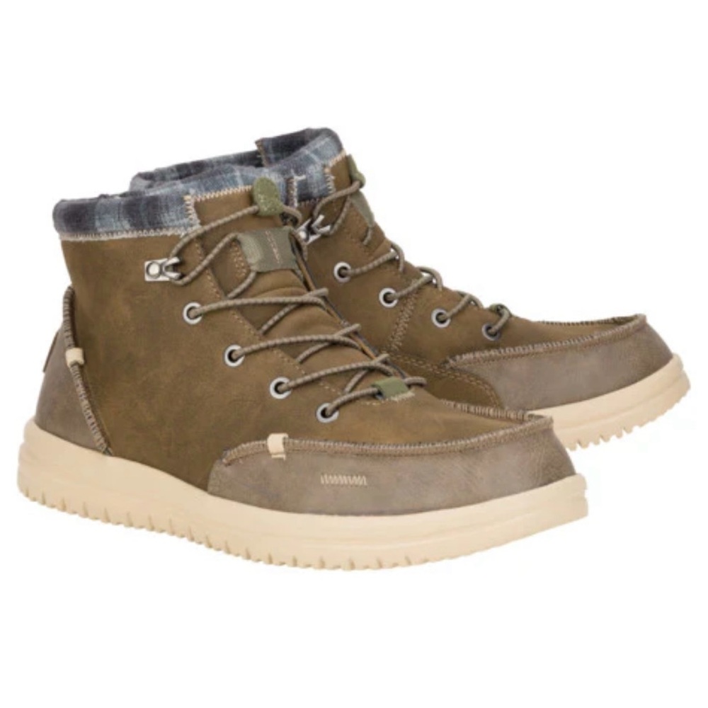 Hey Dude Brown and Tan Men's Boots
